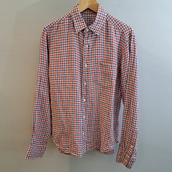 J. Crew Other - J. Crew Men's M Slim Fit 100% Linen Long Sleeve Button Down Shirt Style #43645